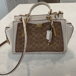 Coach Dreamer Chalk Signature Crossbody Tote Bag Style 54160